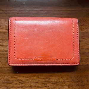 Coach Bicolor Leather Wallet